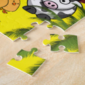 Puzzles Vache Poulets Oiseau Kitten Chien (Côté)