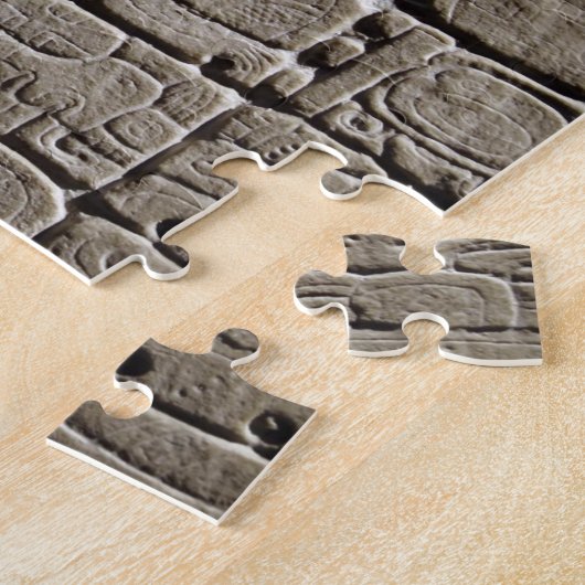 Puzzles Vert aztèque Pierre gris (Côté)