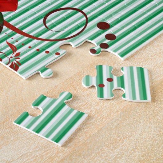 Puzzles Vert Blancs Rouge Rose (Côté)