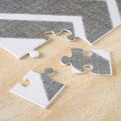 Puzzles White Swan Herringbone Legpuzzel (Zijkant)