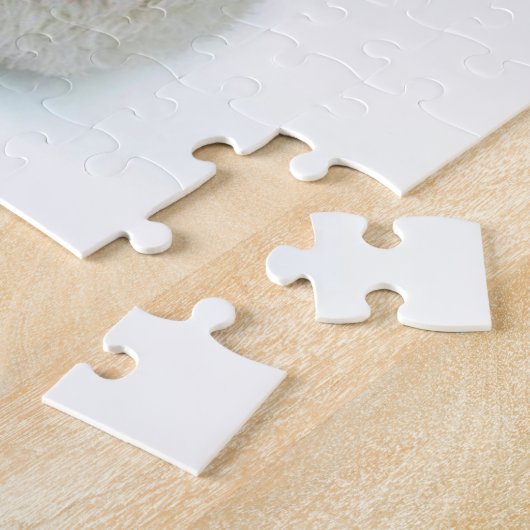 Puzzles White Teddy Bear Joyeux anniversaire (Côté)
