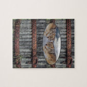 Puzzles Wood Wolven Legpuzzel (Horizontaal)