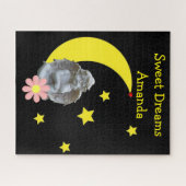 Puzzles Yellow Stars Lune Baby Angel (Horizontal)