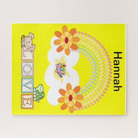 Puzzles Yellow Turtle Love (Horizontal)