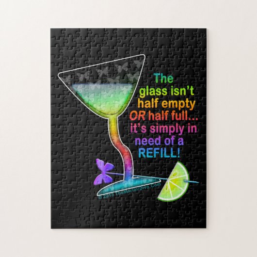 PUZZZLES - GLASHALF VOLLEDIG LEGPUZZEL (Verticaal)