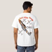 PVijf1 P-51 "Heet Wing Honey" T-shirt (Achterkant volledig)