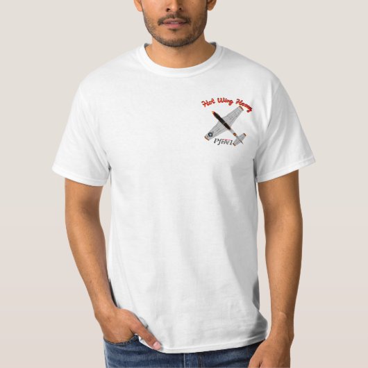 PVijf1 P-51 "Heet Wing Honey" T-shirt (Voorkant)