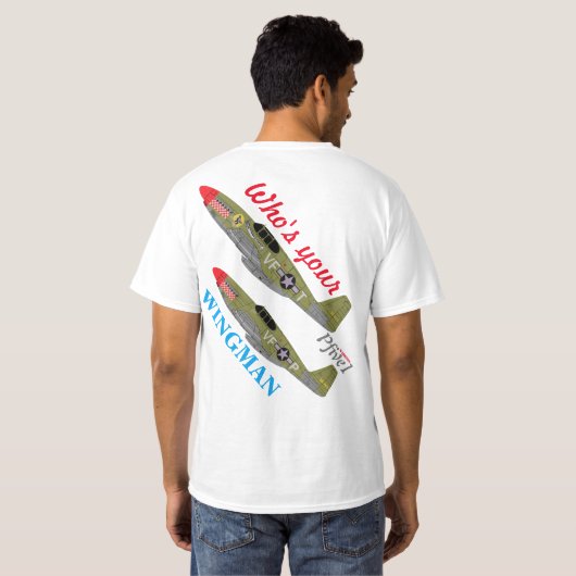 Pvijf1 Wingman T-shirt (Achterkant volledig)