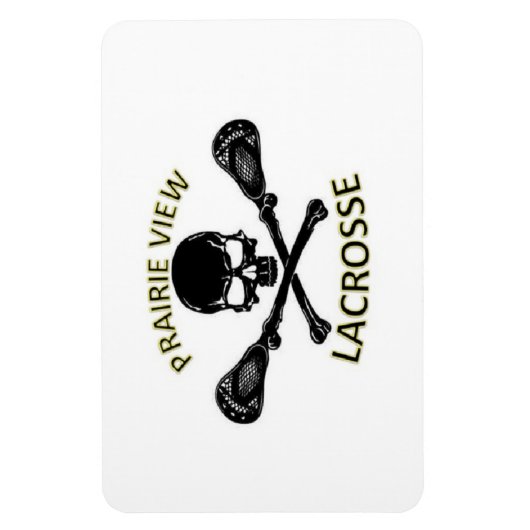 PVSkull en Sticks Magneet (Verticaal)