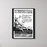 Pvt. Treptow's Pledge. "Ik zal vechten_War afbeeld