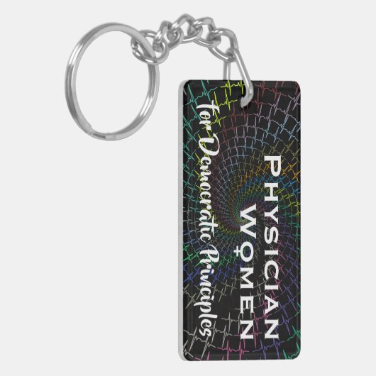 PWDP ecg vortex sleutelhanger (Voorkant Links)