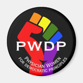 PWDP regenboog vuistmagneet Magneet