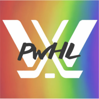 PWHL Hockey Pride Sticker voor vrouwen