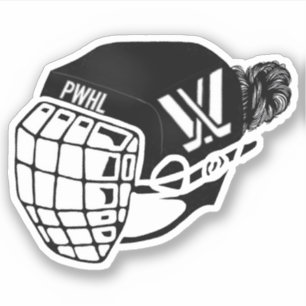 PWHL Hockeyhelm voor dames Sticker