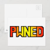 PWNED BRIEFKAART (Voorkant / Achterkant)
