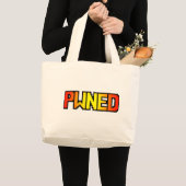 PWNED GROTE TOTE BAG (Voorkant (product))