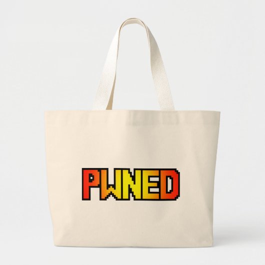 PWNED GROTE TOTE BAG (Voorkant)