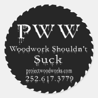 PWW-sticker Ronde Sticker