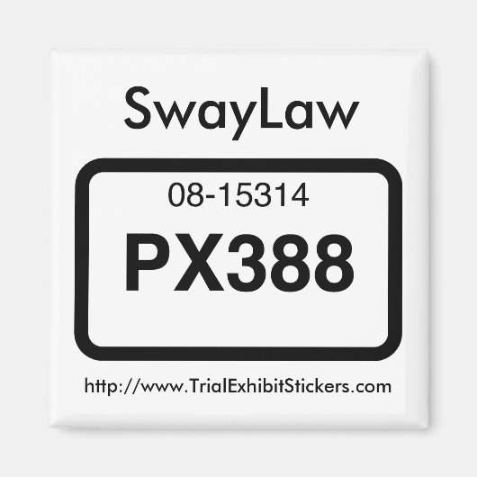 PX388Magneet Magneet (Voorkant)