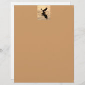 Pygargue à tête blanche de pêche sur papier faune  (Devant / Derrière)