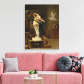 Pygmalion en Galatea door Jean-Leon Gerome Canvas Afdruk (Insitu (Woonkamer))