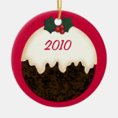 Pygmée Chèvre Santa Hat Ornement de Noël (Devant)