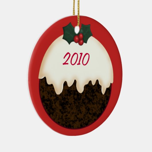 Pygmée Chèvre Santa Hat Ornement de Noël (Droite)