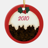 Pygmée Chèvre Santa Hat Ornement de Noël (Devant)