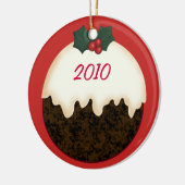 Pygmée Chèvre Santa Hat Ornement de Noël (Gauche)