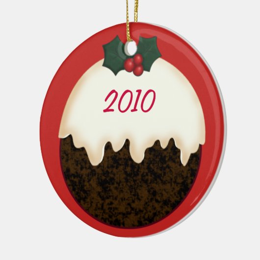 Pygmée Chèvre Santa Hat Ornement de Noël (Gauche)