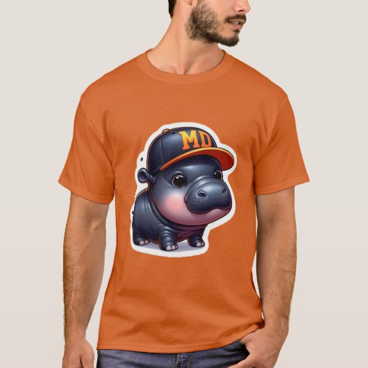 Pygmee Hippo 10 T-shirt (Voorkant)