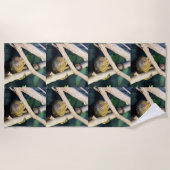 Pygmée Marmoset Tree Hugger, Serviette de plage (Devant)