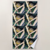 Pygmée Marmoset Tree Hugger, Serviette de plage (Devant)