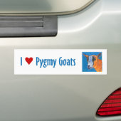 Pygmy Goat Bumpersticker (Op auto)