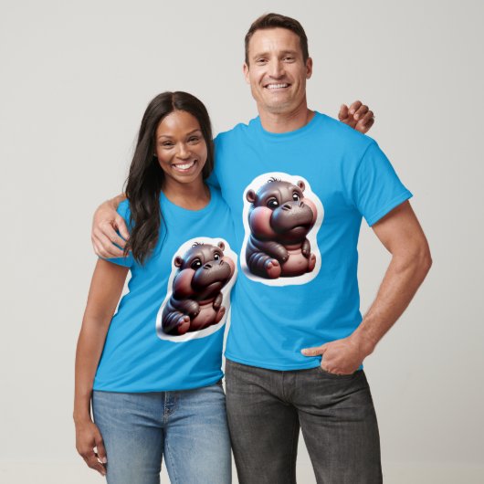 Pygmy Hippo 3 T-shirt (Unisex)