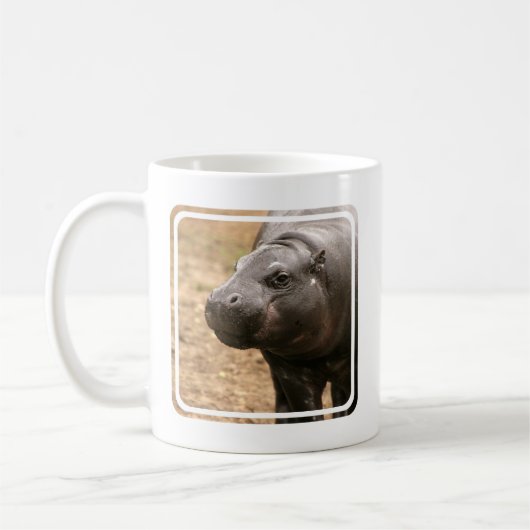 Pygmy Hippo Coffee Mok (Links)