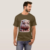 Pygmy Hippo T-shirt (Voorkant volledig)