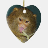 Pygmy Marmoset kerstversiering Keramisch Ornament (Rechts)