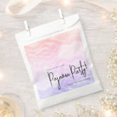 Pyjama Feest Kleurrijke Pastel Elegant  Bedankzakje (Geknipt)