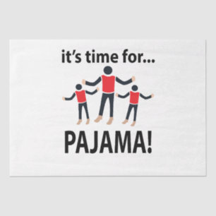 Pyjama Het Is Tijd Voor Pyjama Tissuepapier