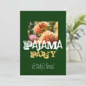 Pyjama Party chez Votre Nom Maison ! Invitations (Debout devant)