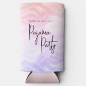 Pyjamafeestje Zachtroze Paars Modern (Voorkant)