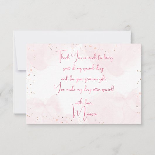 Pyjamaparty verjaardagsfeestje voor kinderen bedankkaart (Voorkant)