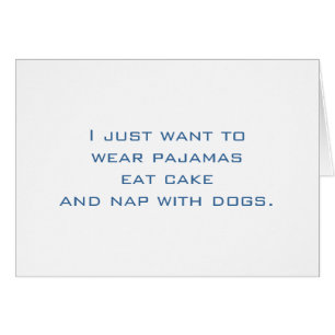 Pyjamas, gâteau, petit somme, chiens