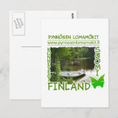 Pynnösen Lomamökit briefkaart - pas aan (Voorkant / Achterkant)