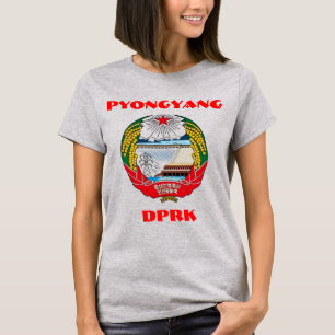 Pyongyang, Noord-Korea - 조선민주의인 민 공주Noord-Korea T-shirt