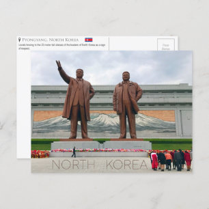 Pyongyang, Noord-Korea Briefkaart