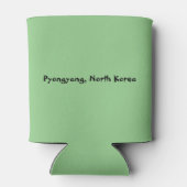Pyongyang, Noord-Korea (DVK) Heremitisch Koninkrij Blikjeskoeler (Achterkant)