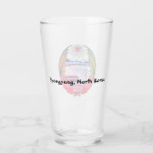 Pyongyang, Noord-Korea (DVK) Heremitisch Koninkrij Glas (Achterkant)