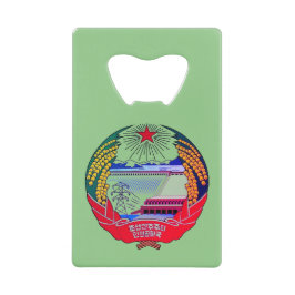 Pyongyang, Noord-Korea (DVK) Heremitisch Koninkrij Kredietkaart Flessenopener